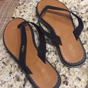 Never worn (Too small) Ralph Lauren flip flops